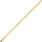 Pulseira De Ouro 18k Bismarck De 2,0mm Com 18cm