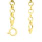 Pulseira De Ouro 18k Elo Português e Coração Com 19cm