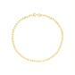 Pulseira De Ouro 18k Groumet De 2,3mm Com 20cm