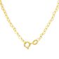 Tornozeleira De Ouro 18k Mini Love De 0,8mm com 25cm