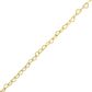 Tornozeleira De Ouro 18k Mini Love De 0,8mm com 25cm