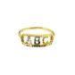 Anel Infantil De Ouro 18k Abc