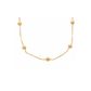 Corrente De Ouro 18k Veneziana Com Bolinhas De 4,0mm Com 45cm