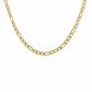 Corrente De Ouro 18k Groumet 3x1 De 6,3mm Com 50cm