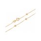 Corrente De Ouro 18k Veneziana Com Bolinhas De 5,0mm Com 45cm