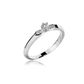 Anel De Ouro Branco 18k Butterfly Com Zircônias