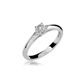 Anel De Ouro Branco 18k Cat Com Zircônia