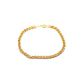 Pulseira De Ouro 18k Romana De 7,1mm Com 19cm