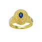 Anel De Formatura De Ouro 18k Catar - Feminino