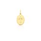 Pingente De Ouro 18k Medalha De Nossa Senhora Da Aparecida 21mm
