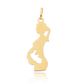 Pingente De Ouro 18k Gestante