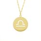 Pingente De Ouro 18k Signo Libra