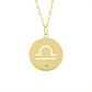 Pingente De Ouro 18k Signo Libra