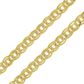 Corrente De Ouro 18k Romana De 5,0mm Com 40cm