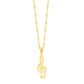 Pingente De Ouro 18k Clave De Sol