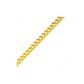 Pulseira De Ouro 18k Groumet De 2,8mm Com 20cm