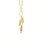 Pingente De Ouro 18k Menina Vestido Zircônias Rosa
