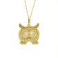 Pingente De Ouro 18k Coruja