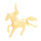 Pingente De Ouro 18k Cavalo De 18mm