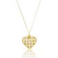 Pingente De Ouro 18k Coração Elegante