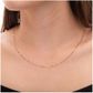 Corrente De Ouro 18k Mini Love De 0,8mm com 40cm
