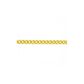Corrente De Ouro 18k Groumet De 3,0mm Com 45cm