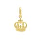 Pingente De Ouro 18k Coroa Elizabeth