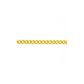 Corrente De Ouro 18k Groumet De 5mm Com 60cm