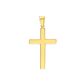 Pingente De Ouro 18k Cruz Reta