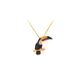 Pingente De Ouro 18k Tucano 25mm