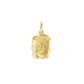 Pingente De Ouro 18k Face De Cristo De 16mm