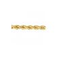 Corrente De Ouro 18k Corda De 2,1mm Com 60cm