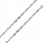 Corrente De Ouro Branco 18k Singapura De 0,8mm Com 60cm