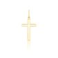 Pingente De Ouro 18k Cruz Com 29mm