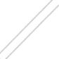 Corrente De Ouro Branco 18k Elo Português De 1mm Com 60cm