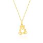 Pingente De Ouro 18k Urso Vazado