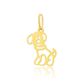 Pingente De Ouro 18k Cachorrinho Sentado
