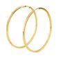 Brinco De Ouro 18k Slim Argola Redonda GG