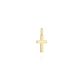 Pingente De Ouro 18k Cruz Desenhada