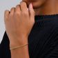Pulseira De Ouro 18k Lacraia De 4,0mm Com 19cm