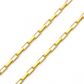 Pulseira De Ouro 18k Veneziana Longa De 1,1mm Com 21cm