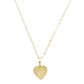 Pingente De Ouro 18k Coração Diamantada G