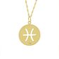 Pingente De Ouro 18k Signo Peixes