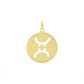 Pingente De Ouro 18k Signo Gêmeos
