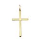 Pingente De Ouro 18k Cruz lisa