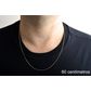 Corrente De Ouro 18k Elo Português De 1mm Com 60cm
