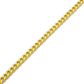 Pulseira De Ouro 18k Groumet De 5,4mm Com 21cm