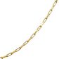 Corrente De Ouro 18k Veneziana Longa De 2,4mm Com 40cm