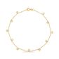 Pulseira De Ouro 18k Rodeado de Zircônias Brancas