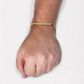 Pulseira De Ouro 18k Groumet De 5mm Com 18cm e Chapa